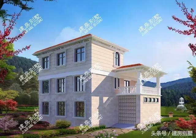 14.4×11.1米三層農村別墅，老爸拍板就要這套了