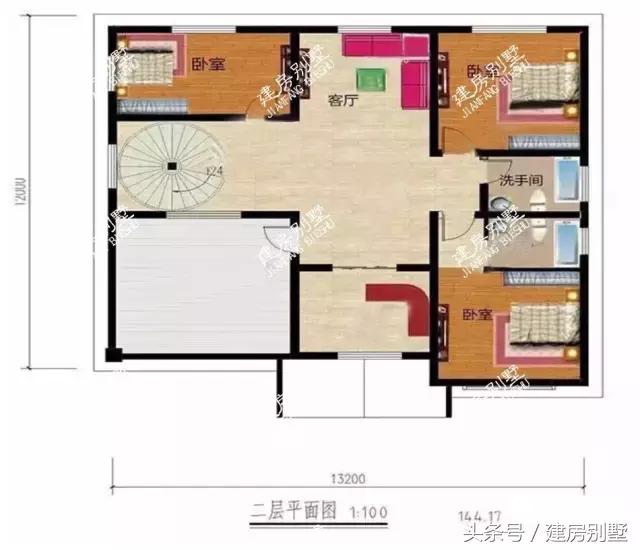 2026年上半年最受歡迎的5款二層農村別墅+平面圖+磚混結構