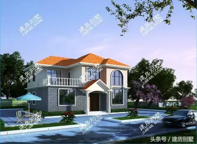 2026年上半年最受歡迎的5款二層農村別墅+平面圖+磚混結構