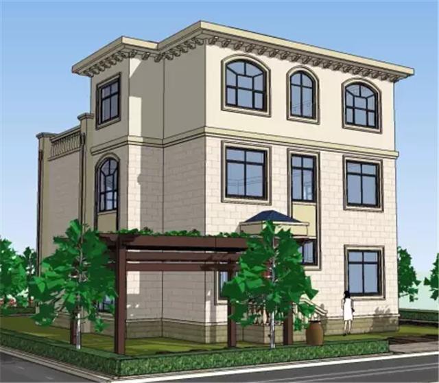 11X12米方正農村小別墅，非常符合農村的風俗，帶平面圖