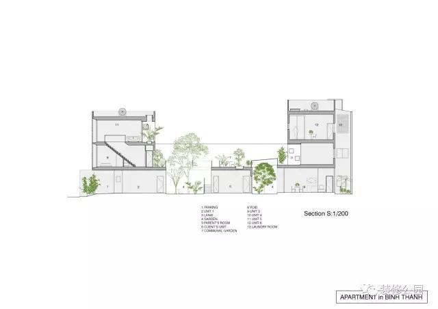 自建房屋做民宿，花磚庭院連廊不可少，狹長地塊也不怕