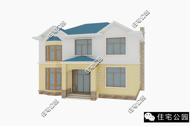 12X12米別墅戶型，經典田園，造價23萬！