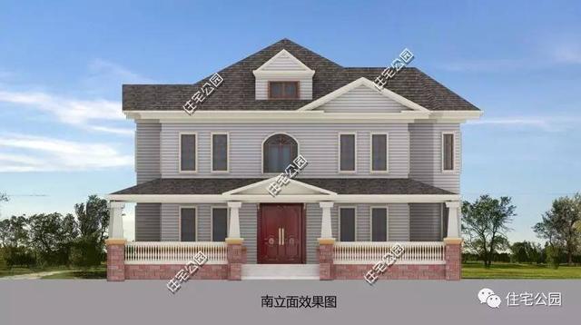 農村實用別墅戶型，堂屋這么設計合理嗎？