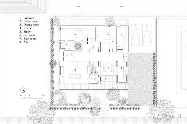 農(nóng)村別墅平屋頂坡屋頂都老了，看看人家樓梯頂，庭院露臺都包了