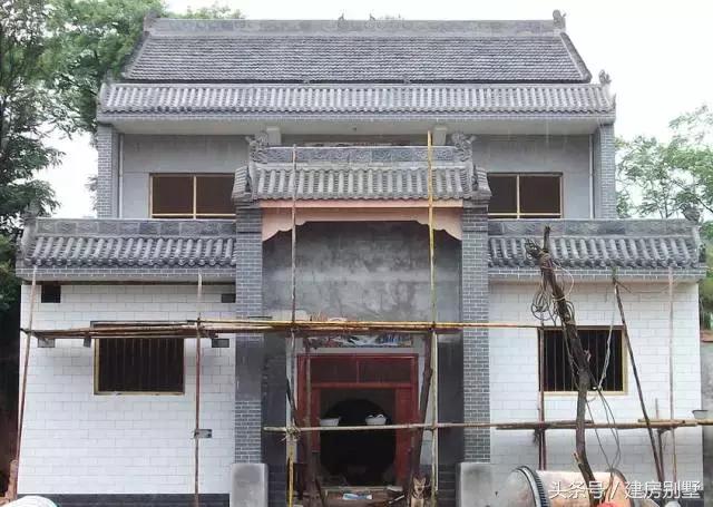 陜西自建四合院式住宅，古色古香，全被一個海爾太陽能熱水器毀了