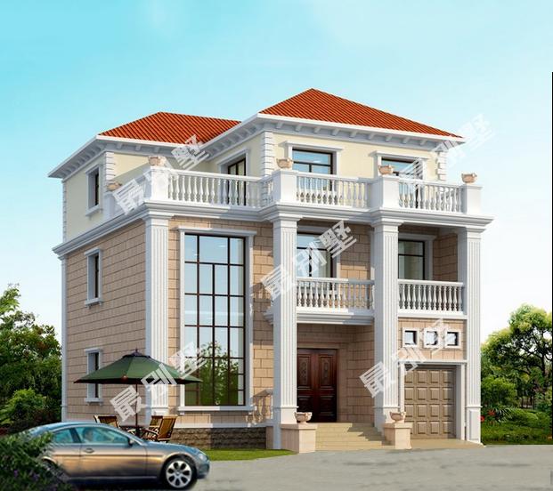 三層帶車庫的農村別墅，驚艷全村，已經買好圖紙村民都后悔沒早看到