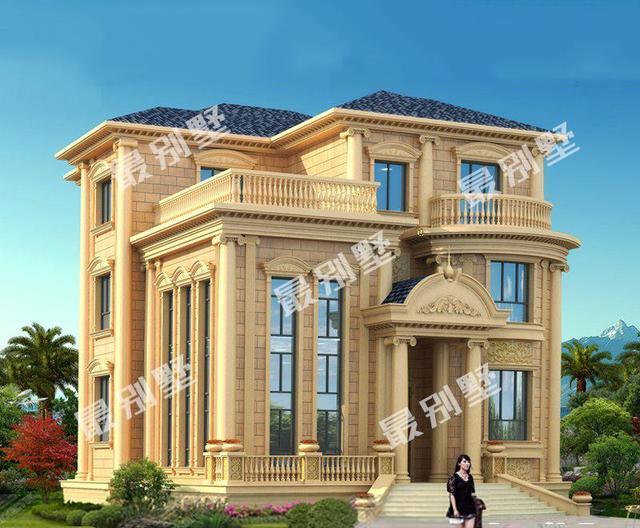 “壕”就一個字，三層豪華歐式農村別墅 建完就是村里地標性建筑！