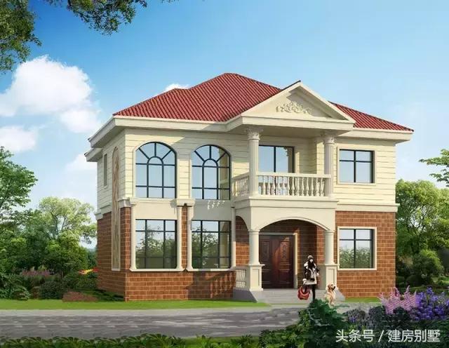 12.3×11.2米二層農村別墅，簡單大方，大眾適用戶型