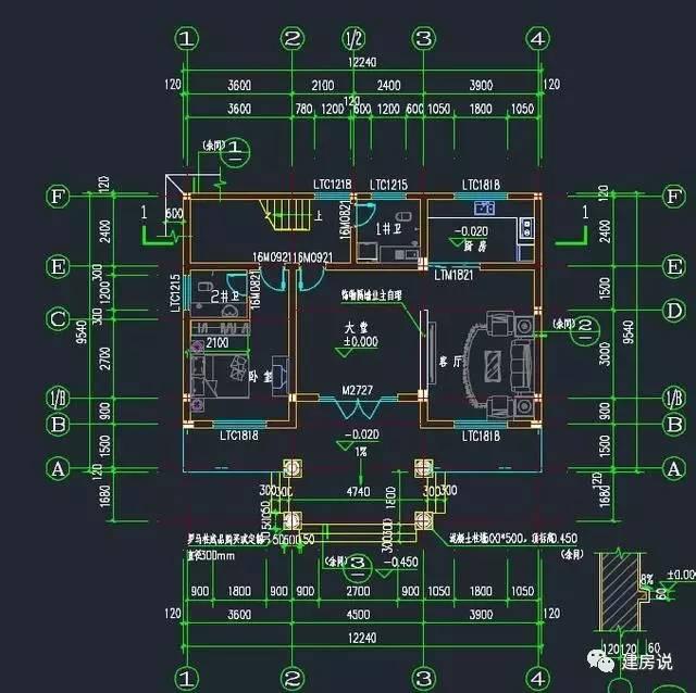 設計師熱乎乎新出爐的三層農村別墅戶型來啦