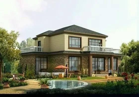 5套別墅戶型，第三套50萬，第二套最適合咱農村