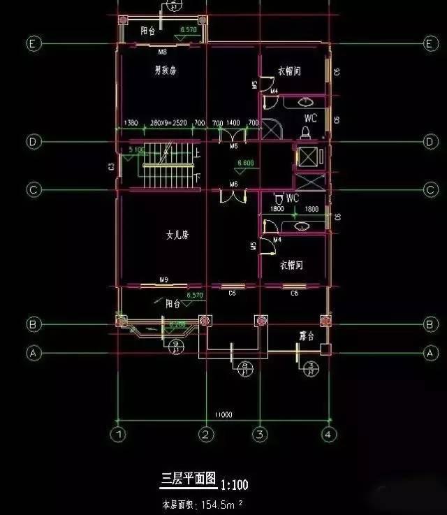 高檔配置的四層農村別墅戶型，完爆城市商品房