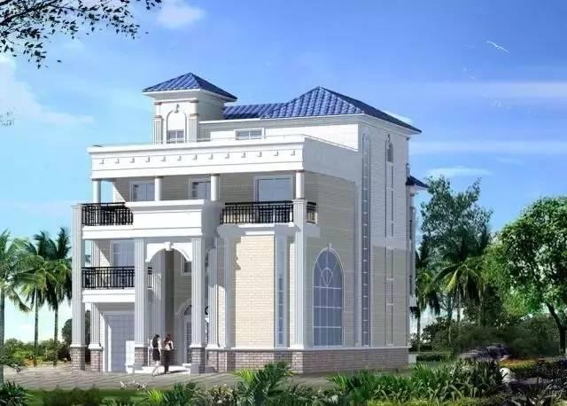 高檔配置的四層農村別墅戶型，完爆城市商品房