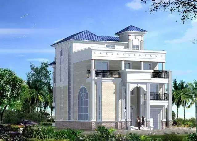 高檔配置的四層農村別墅戶型，完爆城市商品房