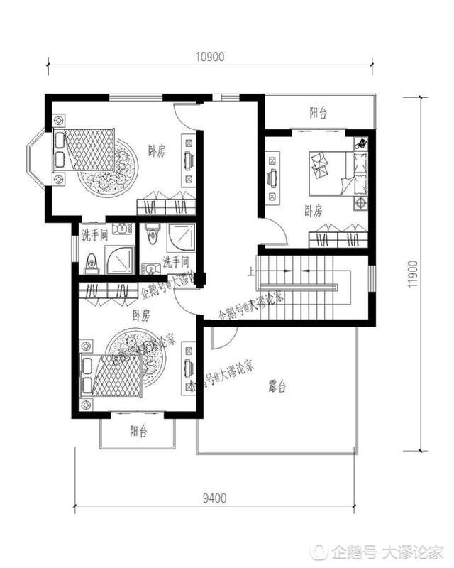 這款帶挑空客廳的三層農(nóng)村別墅，村長看了都不淡定