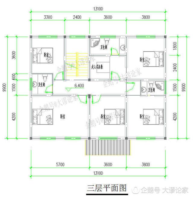 臥室很多的四層中式農村別墅，過年招待親友再不怕沒地方了