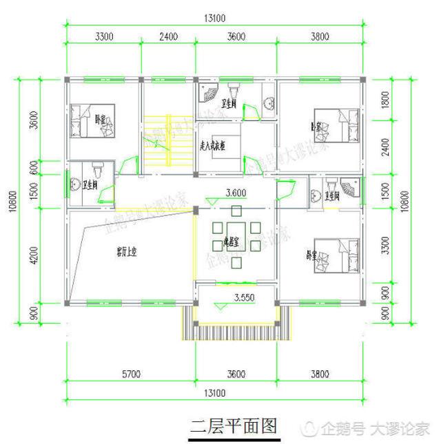 臥室很多的四層中式農村別墅，過年招待親友再不怕沒地方了