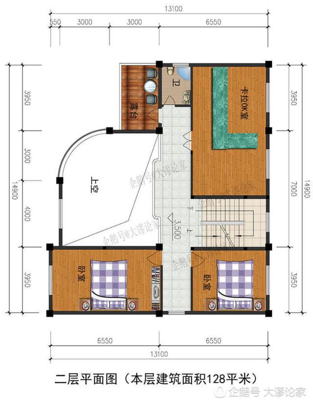 帶卡拉ok室的三層的農村別墅，建好兒女們都愛回家了