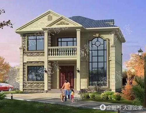 25萬建造二層農(nóng)村小別墅戶型，超簡約實用