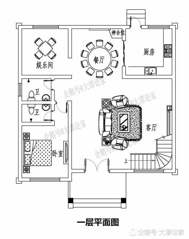 25萬建造二層農(nóng)村小別墅戶型，超簡約實用