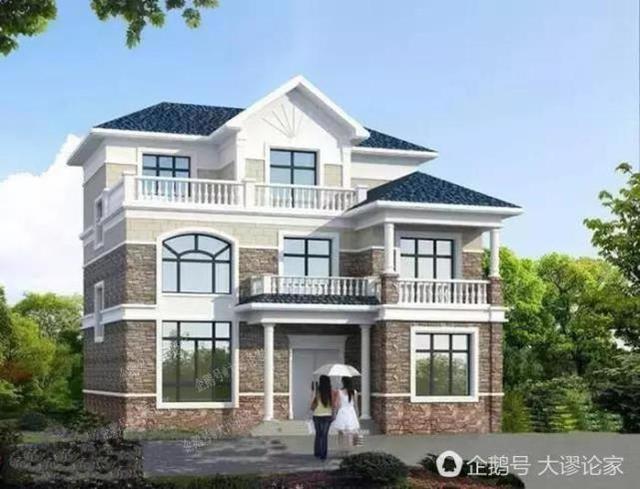 三層農村自建房戶型，建出的效果和別墅比都不差