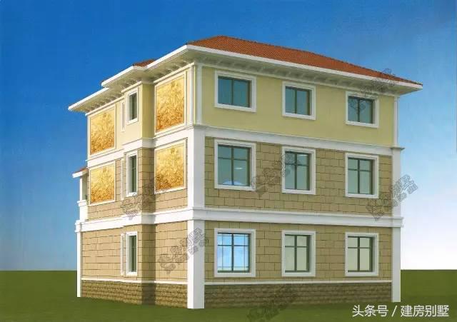 11.3×12.9米三層農村別墅，經典不過時戶型