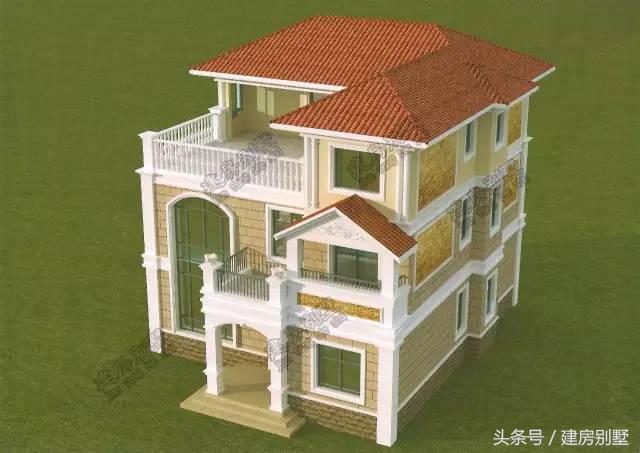 11.3×12.9米三層農村別墅，經典不過時戶型