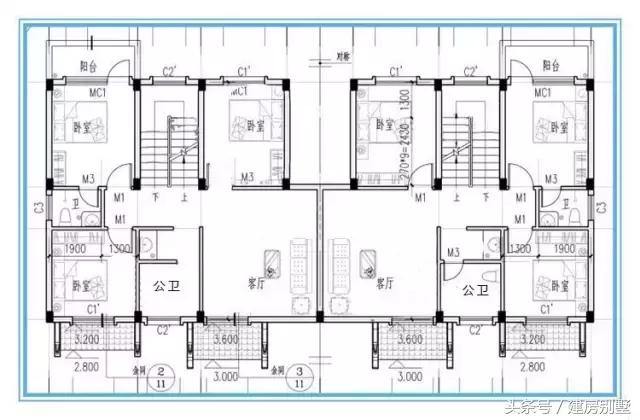 20×9.8米二層兄弟雙拼中式別墅，最美不過“中國美”