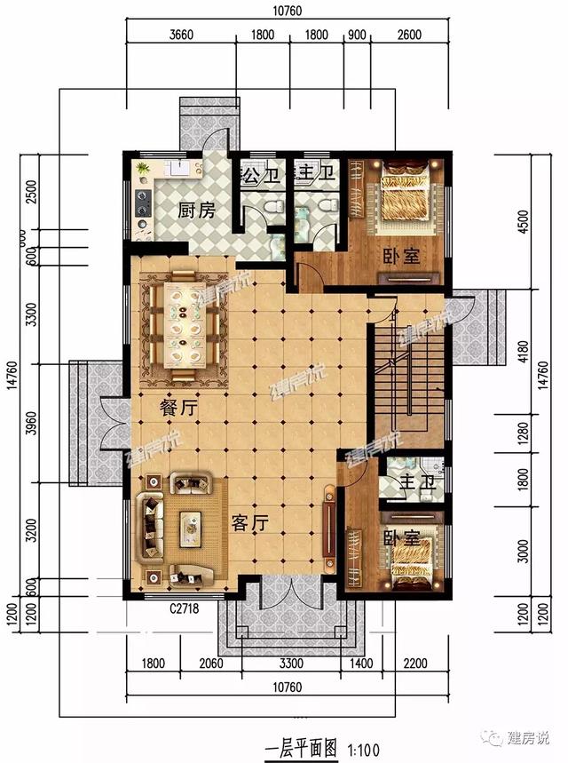 農(nóng)村自建別墅設(shè)計(jì)圖最佳戶型前6名！第2套造價(jià)只要30萬(wàn)，您最喜歡哪一套呢