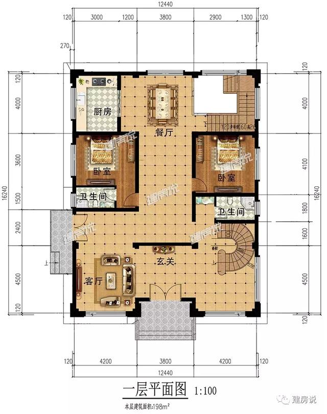 農(nóng)村自建別墅設(shè)計(jì)圖最佳戶型前6名！第2套造價(jià)只要30萬(wàn)，您最喜歡哪一套呢