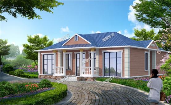 3款農村一層小平房自建圖，風格各異，功能齊全，適合度假和養老
