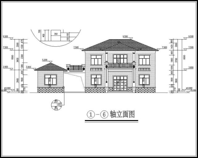 18萬帶堂屋的二層農村別墅，廚房單獨建好不好 含平面和立面圖