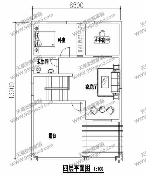 3套三層半別墅設(shè)計(jì)圖，第一套造價(jià)只要33萬(wàn)