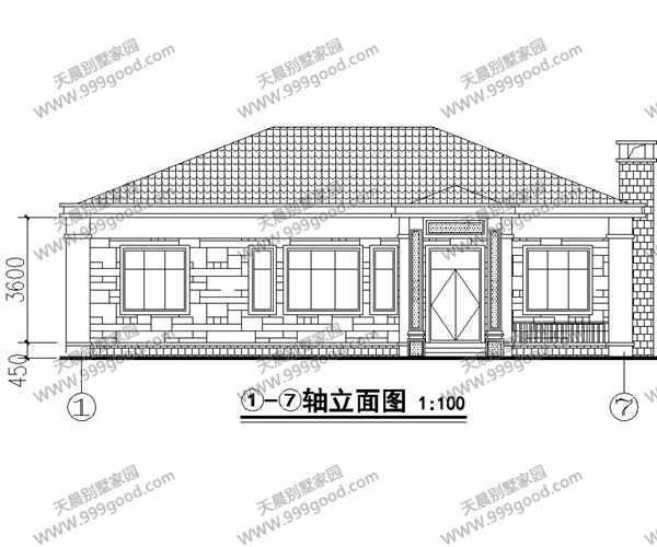 3套造價(jià)18萬(wàn)的一層自建房圖紙