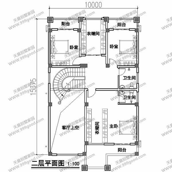 6套面寬10米左右的別墅圖紙，用地面寬小就這樣建！