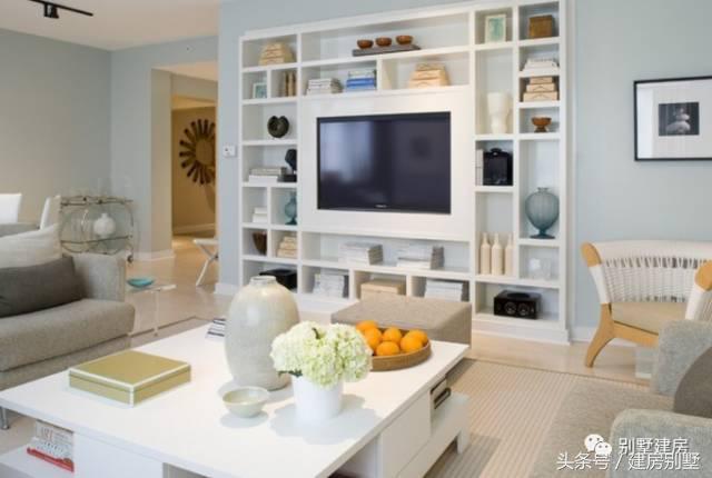 10款精致電視墻設計，告訴你什么叫低調中的奢華