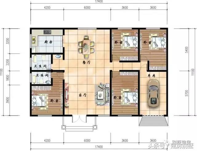 精選兩套一層農村別墅，月薪5000也建得起的別墅