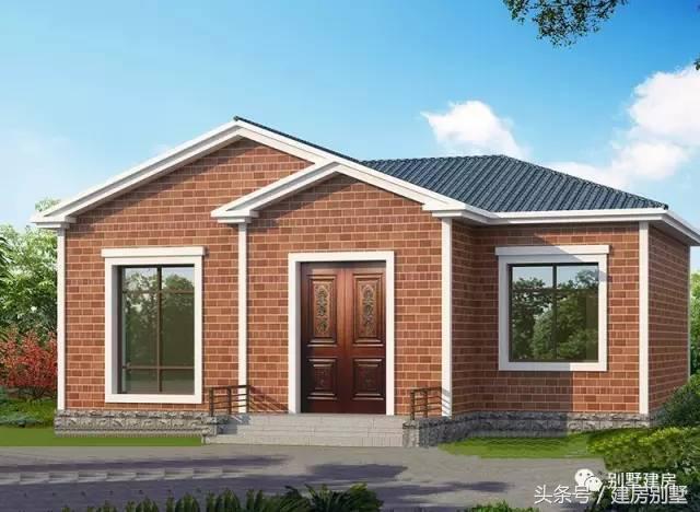 精選兩套一層農村別墅，月薪5000也建得起的別墅
