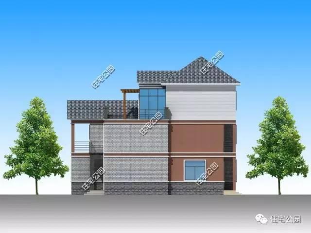 35萬就能蓋起這樣一棟別墅，3層設(shè)計(jì)還帶挑空客廳，喜歡嗎？