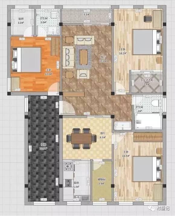 山東老板曬90萬的農村自建房，房間大的可以當教室用
