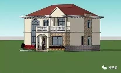 安徽網友為父母自建二層復式農村別墅，美得不敢看