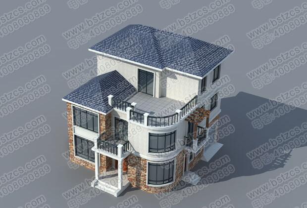 這款三層簡歐小別墅，都說建出來比效果圖好看，你們覺得呢？