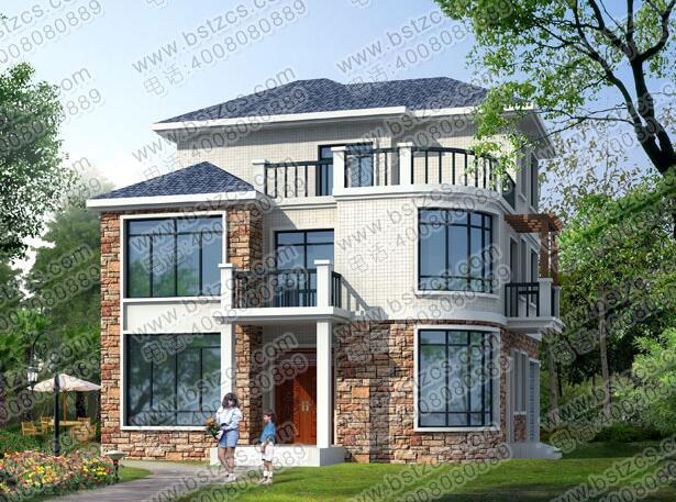 這款三層簡歐小別墅，都說建出來比效果圖好看，你們覺得呢？