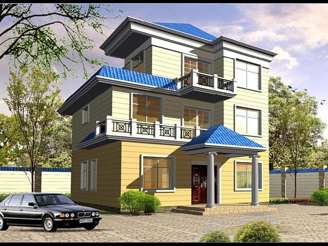 擁有一棟現代別墅是怎樣一種體驗？全套農村三層現代別墅設計圖