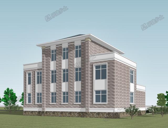 三層農(nóng)村自建民宅，專為兩代人居住設(shè)計