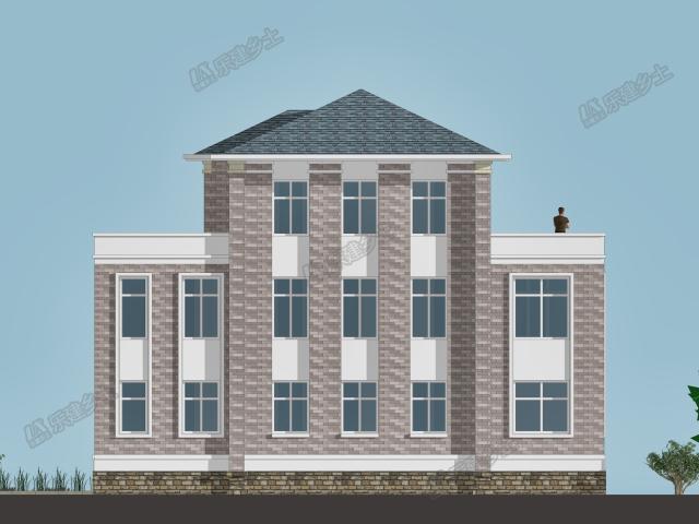 三層農(nóng)村自建民宅，專為兩代人居住設(shè)計