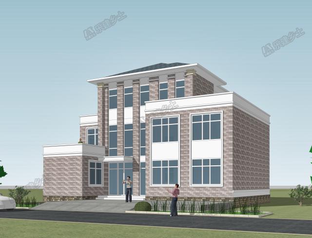 三層農(nóng)村自建民宅，專為兩代人居住設(shè)計