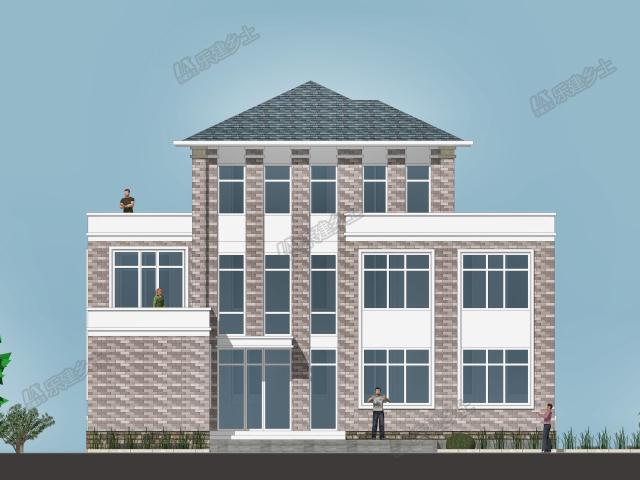 三層農(nóng)村自建民宅，專為兩代人居住設(shè)計