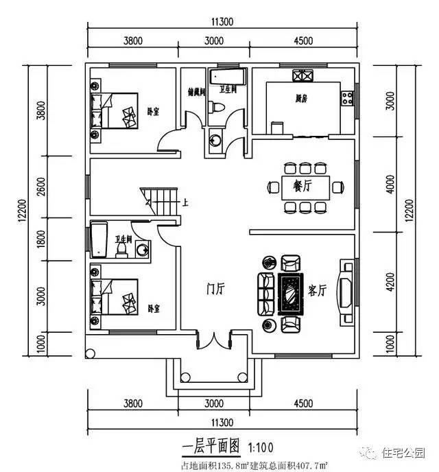 農村自建3層別墅，8間臥室再也不怕兄弟多不夠住了！
