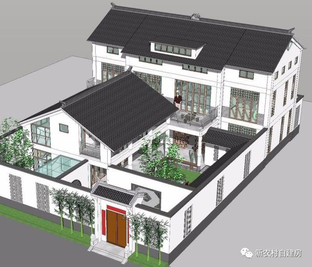 想建四合院但地皮不夠大，沒想到還可以這樣做