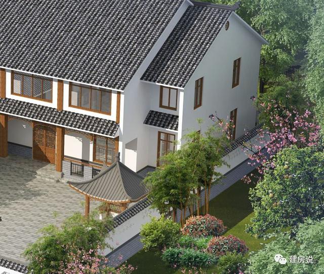 擁有一棟中式別墅，是多少人的夢想，建一個(gè)溫馨恬靜的安樂窩度過慢悠悠的溫暖歲月。